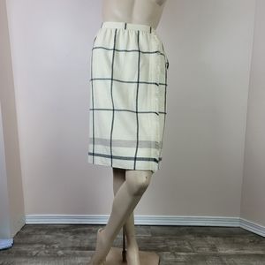 Vintage window pane plaid skirt Dark academia vibe